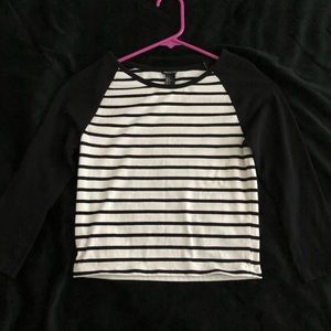 Crop Top with 3/4 sleeves from Forever 21